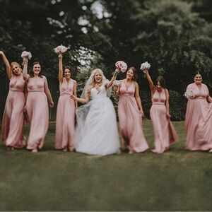 Infinity dress in Rose